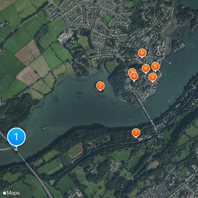 Pont Britannia Carte