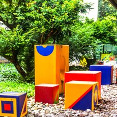 Ohne Titel, Kunststoffwürfel