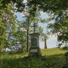 Wayside cross in Ludéřov