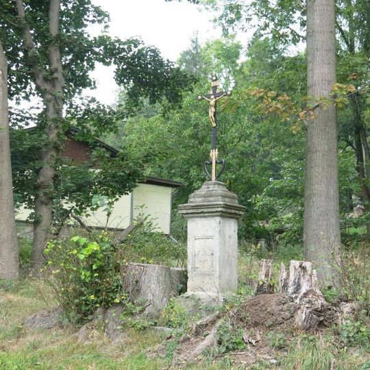 Kříž v ulici Zelený vrch v České Kamenici