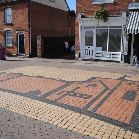 St Editha's Church pavement mural