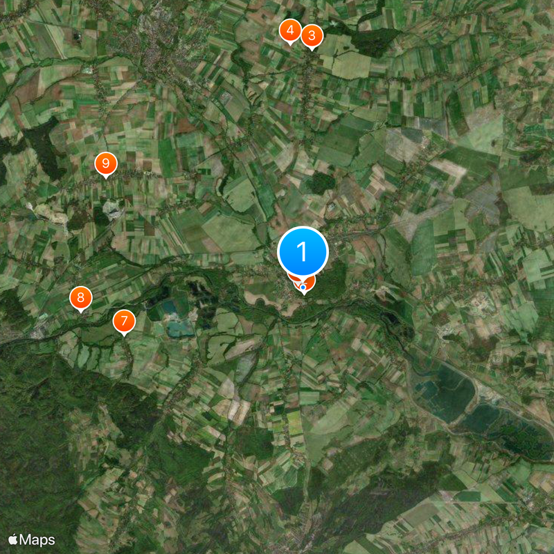 Kamieniec Ząbkowicki Palace Map