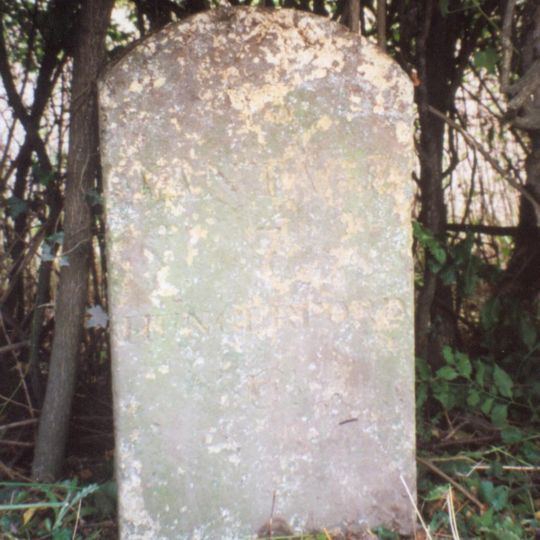 Milestone Approximately 150 Metres North Of Buckham Hill