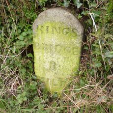 Milestone, Frogmore, W end to W of Y jct, opp wide pull in with bollards