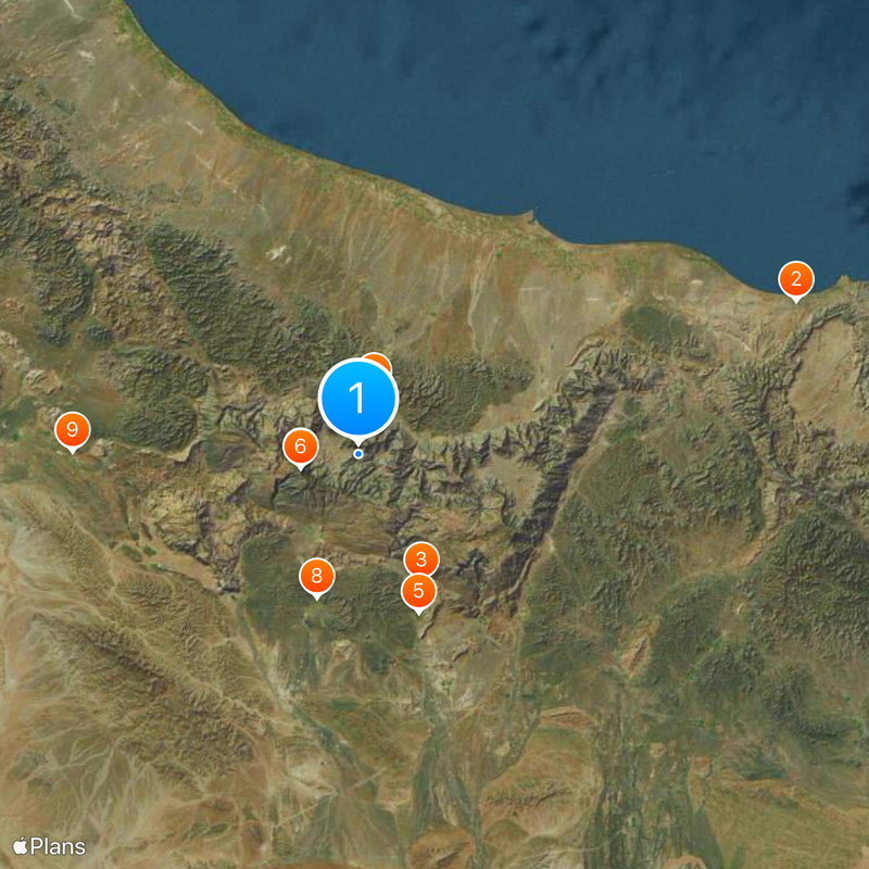 Al Akhdar Mountains Map