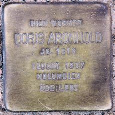 Stolperstein en memoria de Doris Aronhold