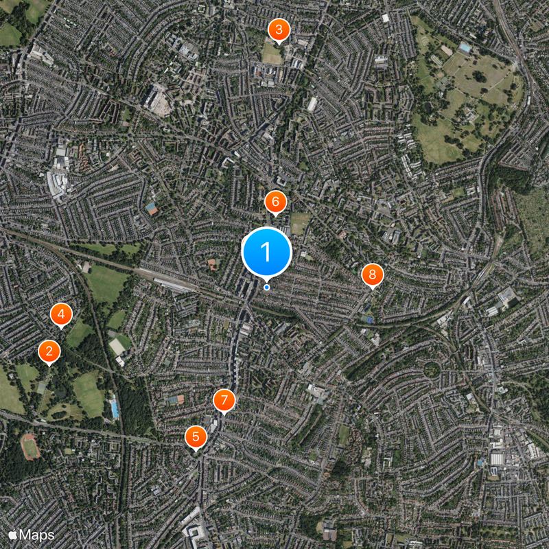 Streatham Map