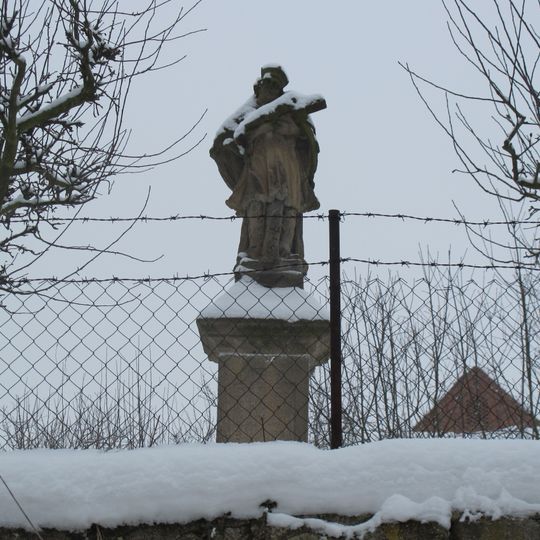 Socha svatého Jana Nepomuckého v Malé Černoci