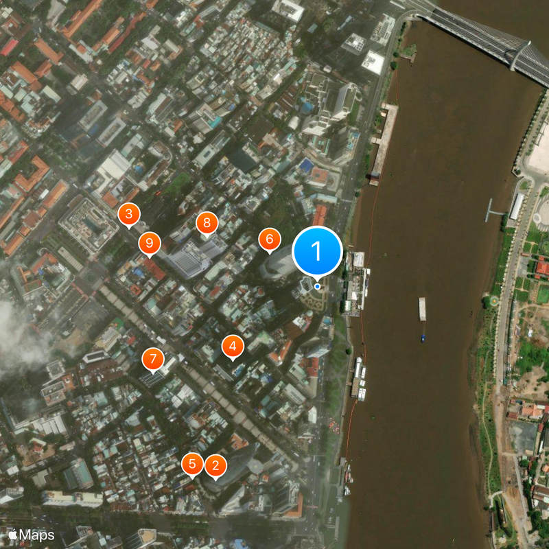 Mê Linh Square Map