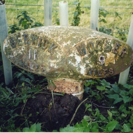Milepost Circa 100 Yards North Of Hay Farm Road End