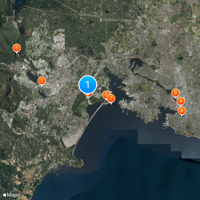 Royal Roads University Map