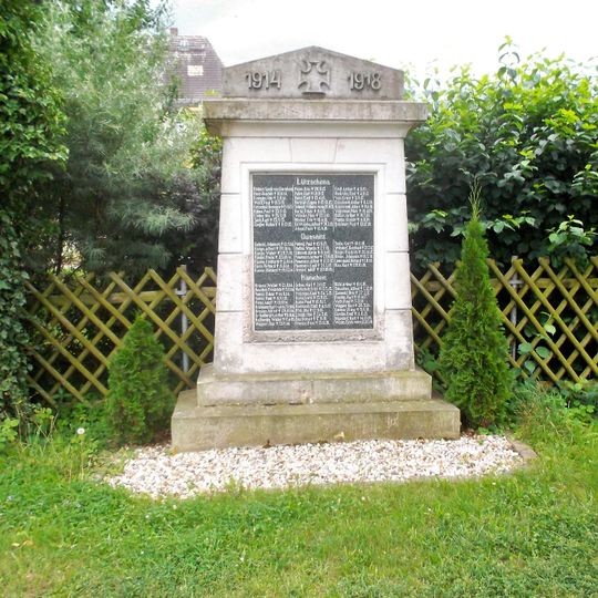 Denkmal für die Gefallenen des Ersten Weltkriegs An der Schäferei