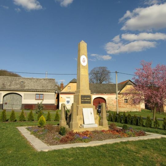 Pomník padlým ve Vranové Lhotě v části Vranová