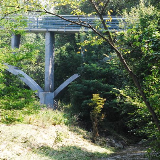 Piaristensteg über die Taffa, Horn