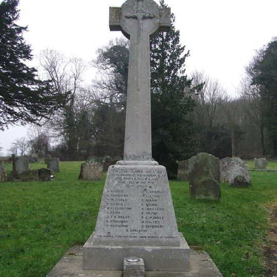 Benhall War Memorial Cross