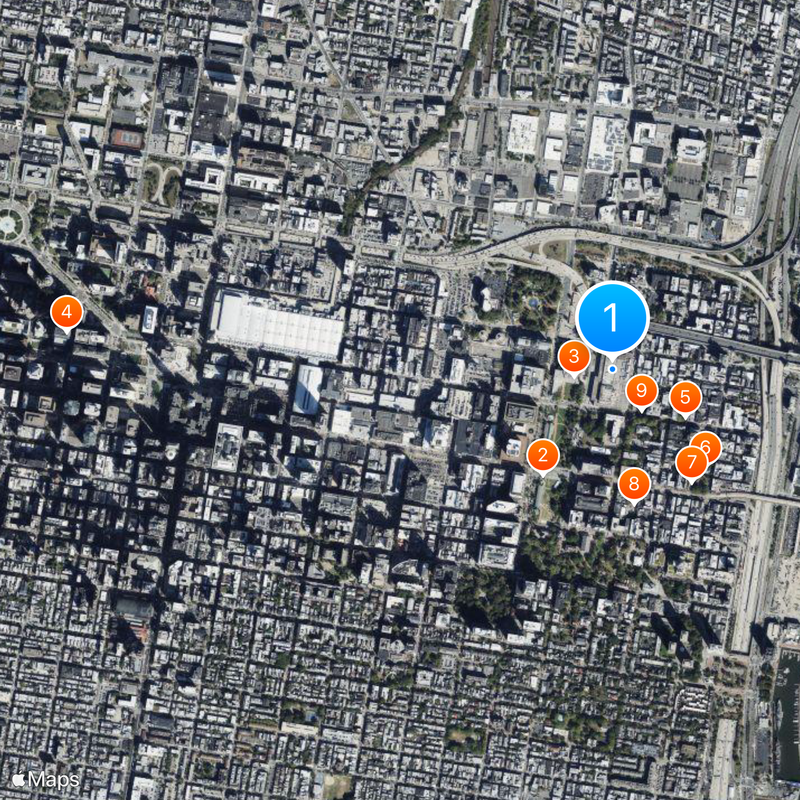 Casa de Moneda de Filadelfia Mapa