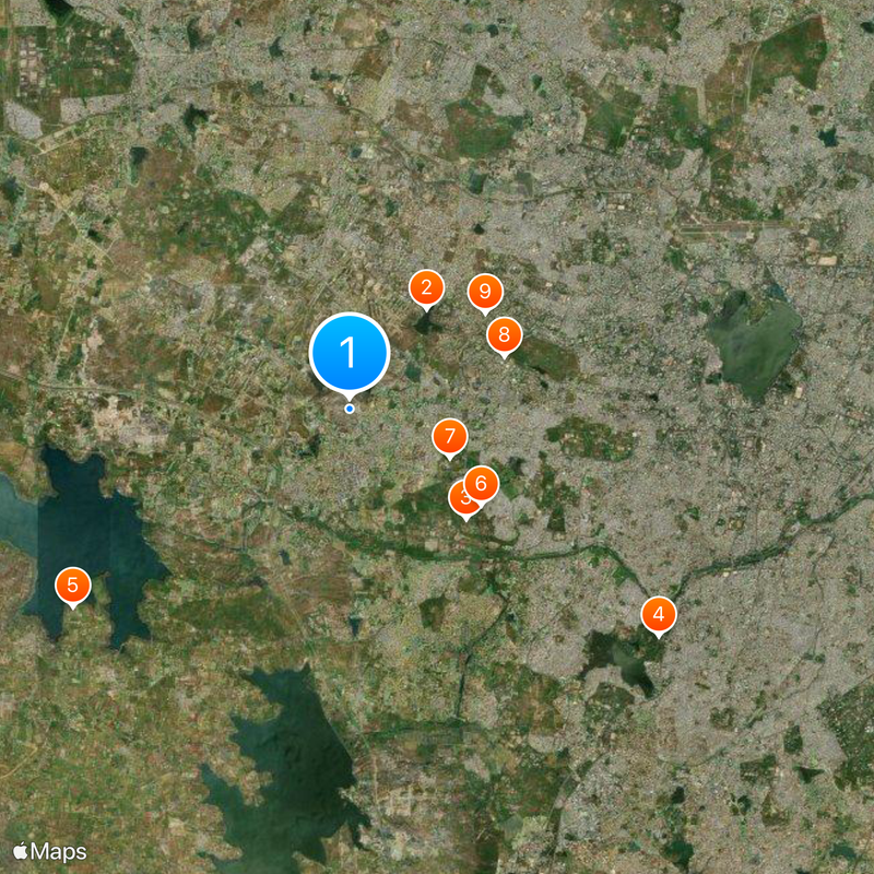 Manikonda Map
