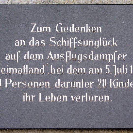 Gedenktafel Elsenbrücke Heimatland