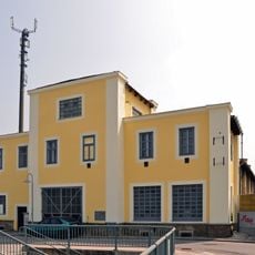 Werkstätten- und Wagenhalle des Bahnhofs Groß-Schwechat