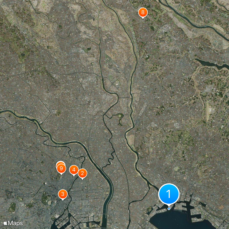 Edo River Map
