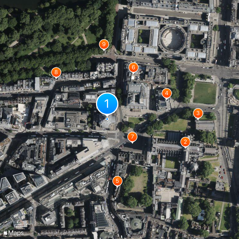 Methodist Central Hall Mappa