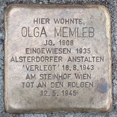 Stolperstein en memoria de Olga Memleb