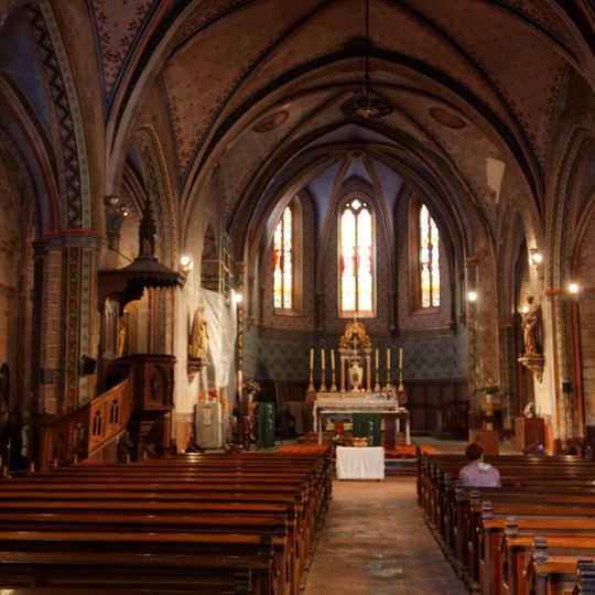 Saint Julien and Saint Basilisse church in Bram