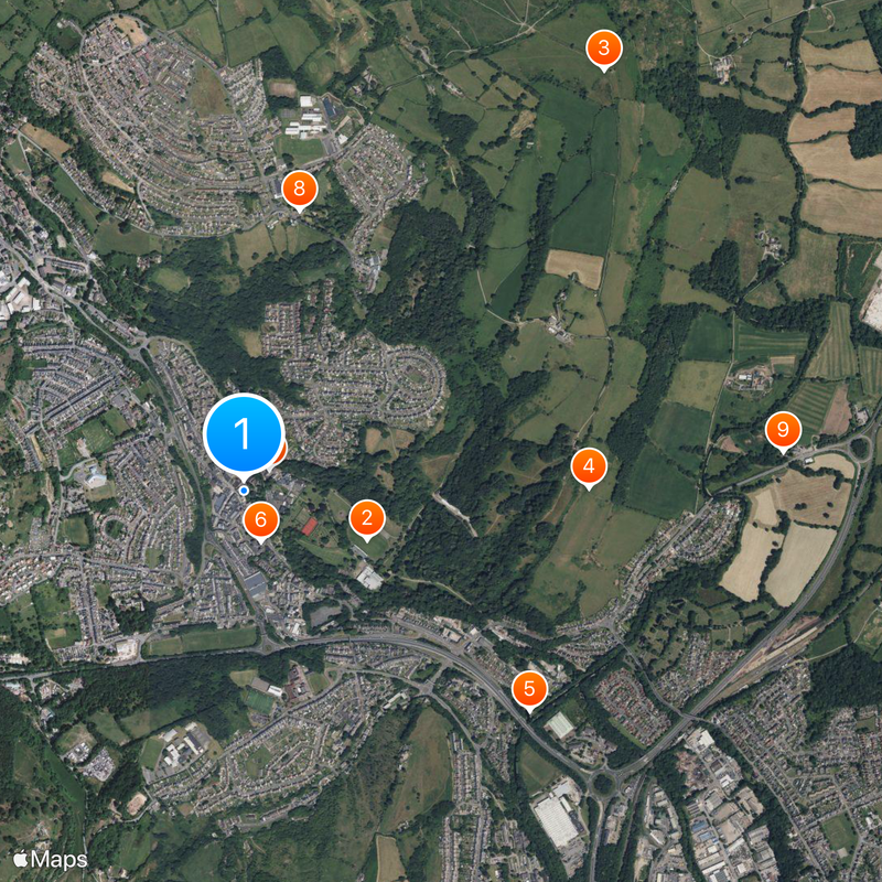 Pontypool Map
