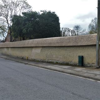 Boundary Wall To East Of Parsonage Farmhouse, Along Garden By Road