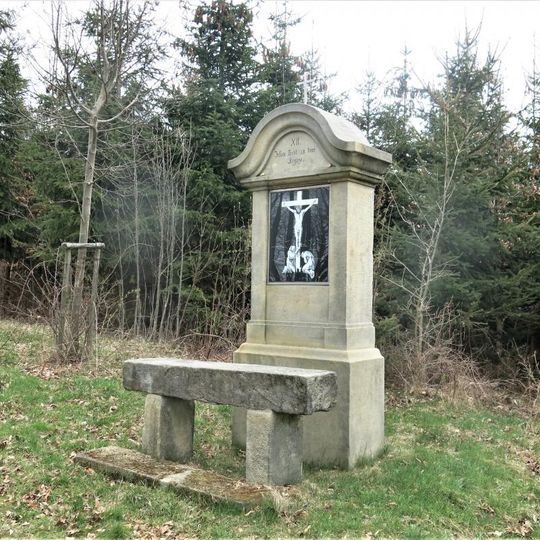 Kaplička XII. zastavení křížové cesty u Lobendavy