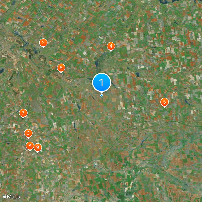 Shakhtarske Map