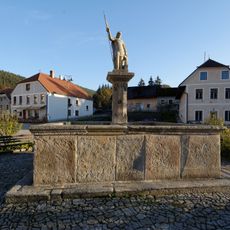 St. Florian Fountain in Rožmberk nad Vltavou