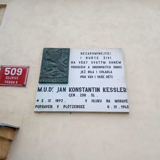 Konstantin Kessler memorial plaque