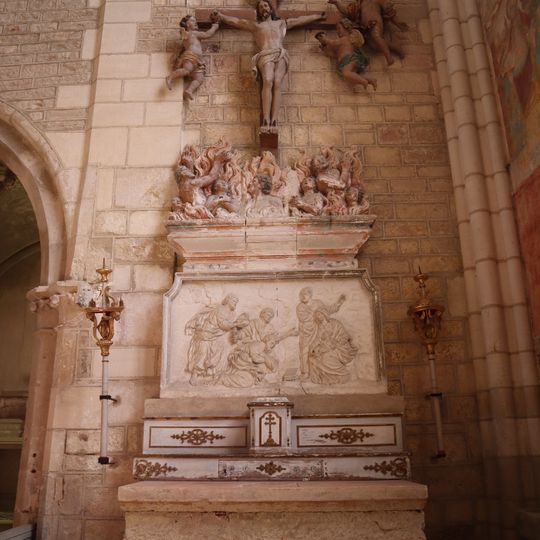 Souls of Purgatory altar of Collégiale Saint-Jean-Baptiste de Rouvres-en-Plaine