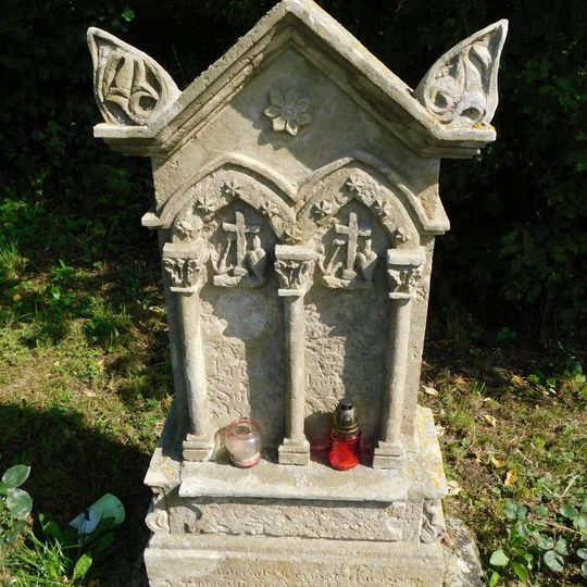 Pomník Josefa a Friedy Heinzlových u Záhořic