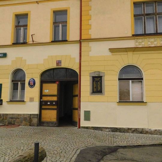 Pamětní deska padlým v 1. světové válce na radnici v Křivsoudově