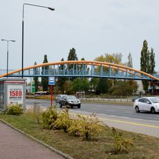 Footbridge over Prymasa Tysiąclecia Avenue in Warsaw