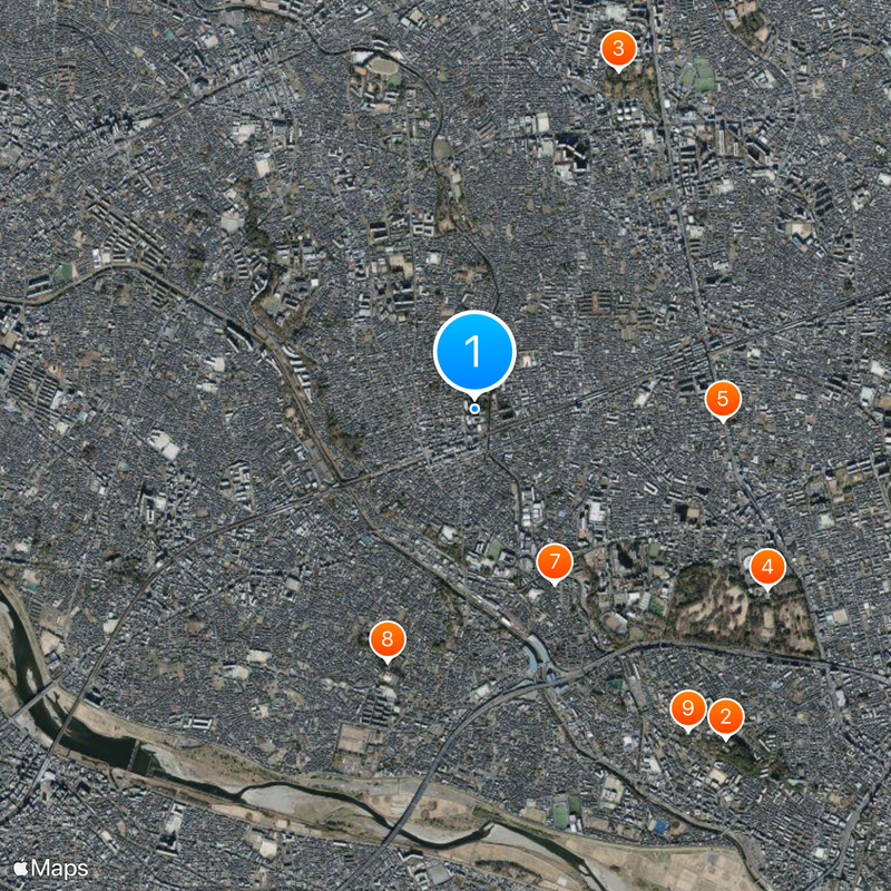 Seijo University Map