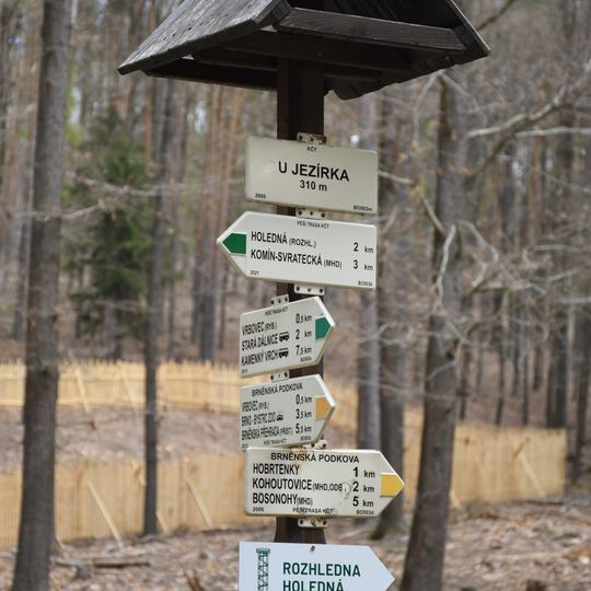 Rozcestník U jezírka