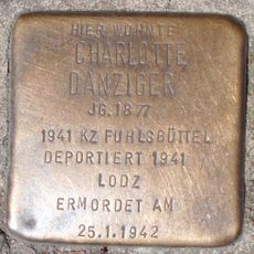 Stolperstein en memoria de Charlotte Danziger