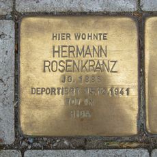 Stolperstein à la mémoire de Hermann Rosenkranz