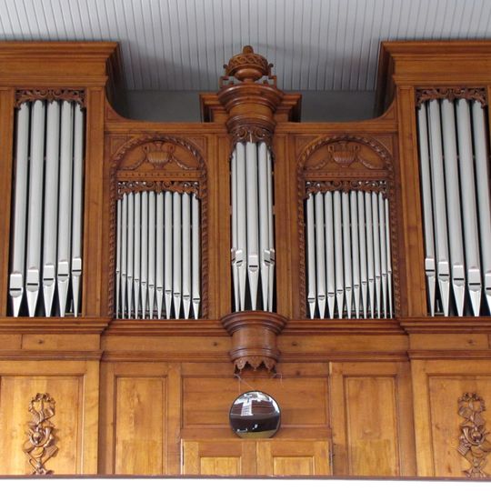 Orgue de tribune de l'église simultanée Saint-Étienne de Wangen