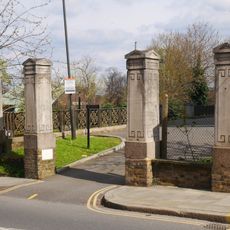 Wall And Gate Piers Around Churchyard Of St Luke