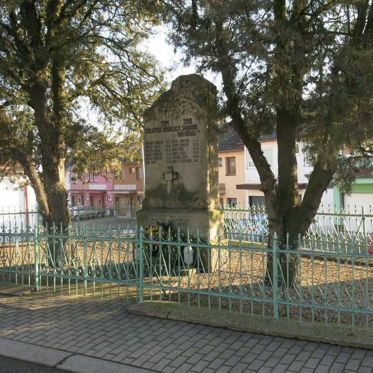 Pomník padlým v Žabovřeskách nad Ohří