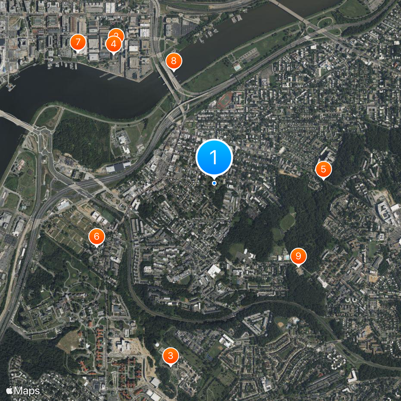 Frederick Douglass National Historic Site Mappa