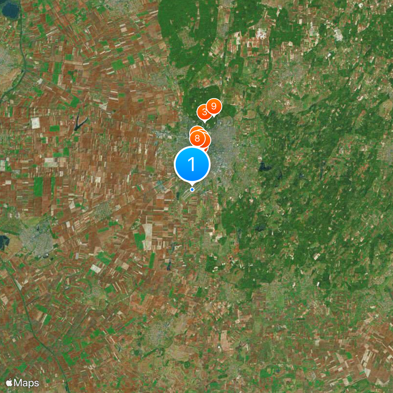 Debrecen International Airport Map