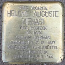 Stolperstein em memória de Helene Auguste Kienast