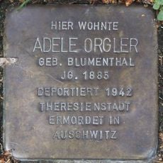 Stolperstein en memoria de Adele Orgler