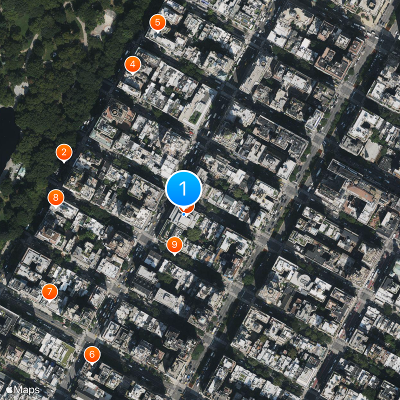 945 Madison Avenue Mappa