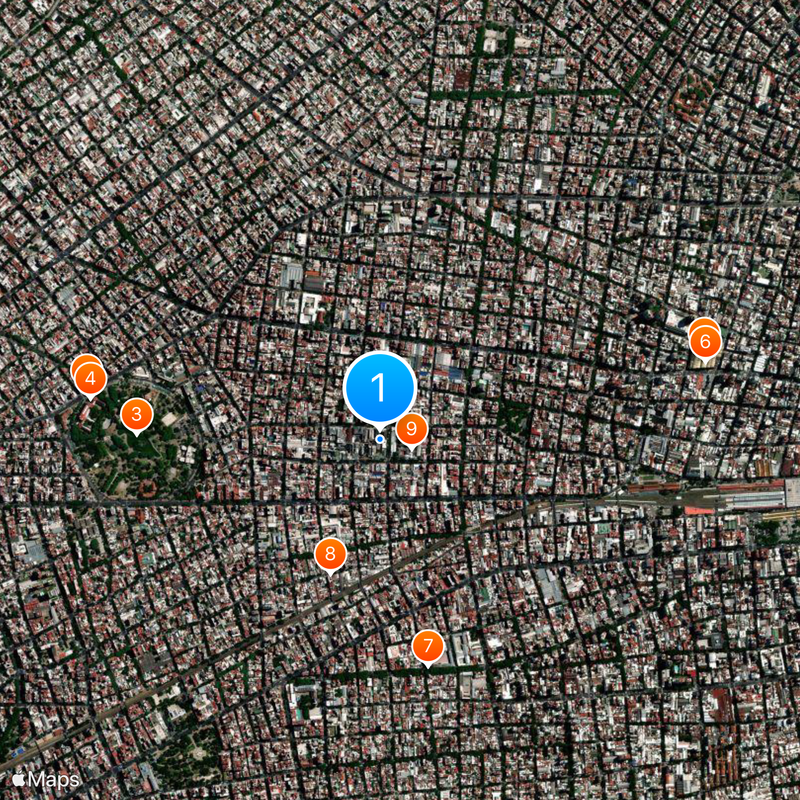 Italian Hospital of Buenos Aires Map